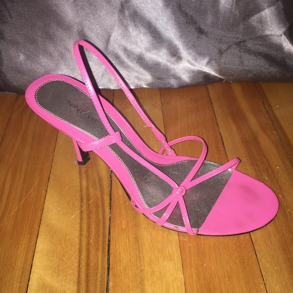 Nine west hot pink heels - Picture 2 of 4